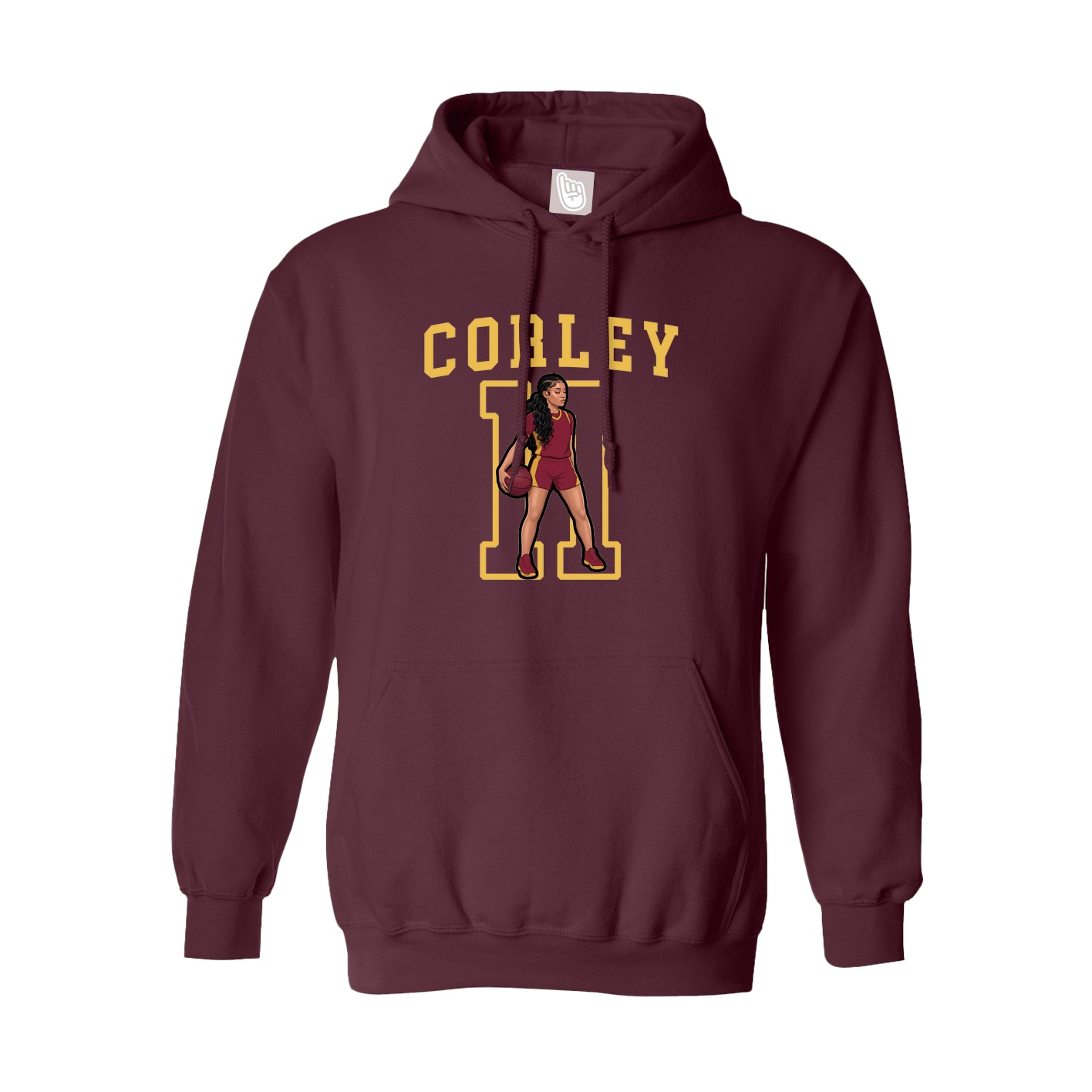 Youth Hoodie — Shirsey in Maroon