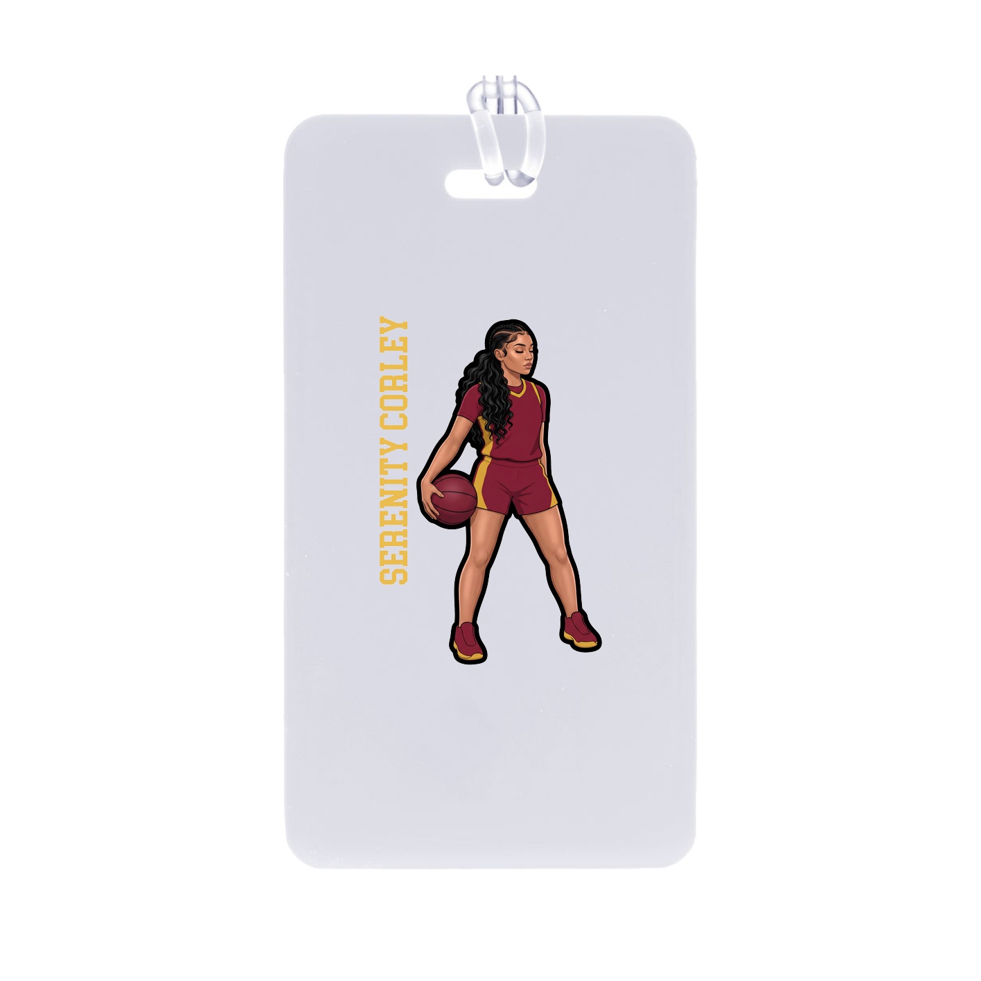 Bag Tag — Name Vertical in Classic