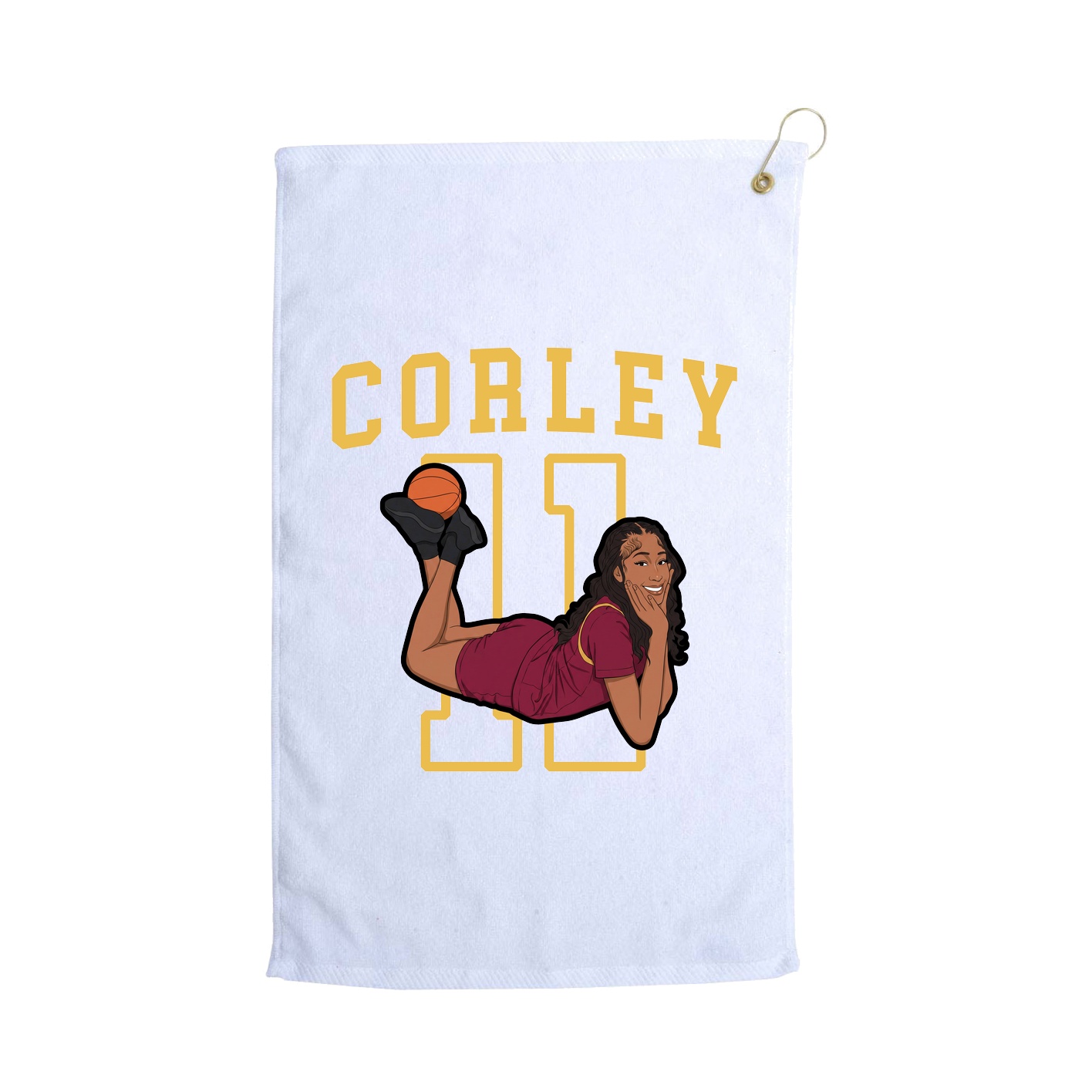Golf Towel — Shirsey in White