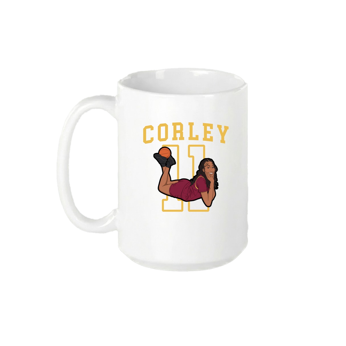 15oz Coffee Mug — Shirsey in White