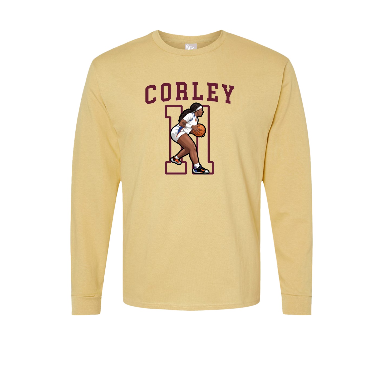 Long Sleeve Tee — Shirsey in Vegas Gold