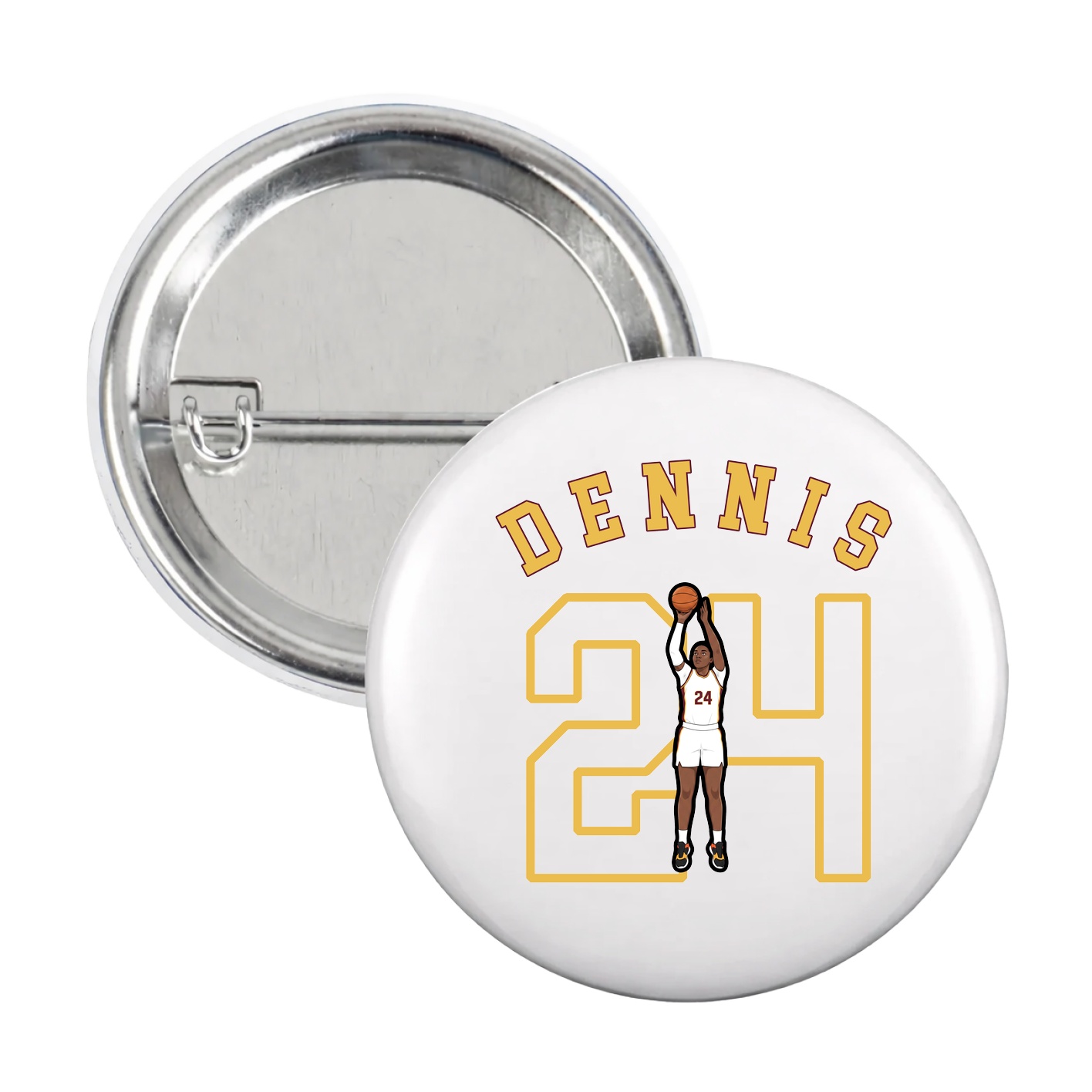 Game Day Button — Shirsey Arch in White