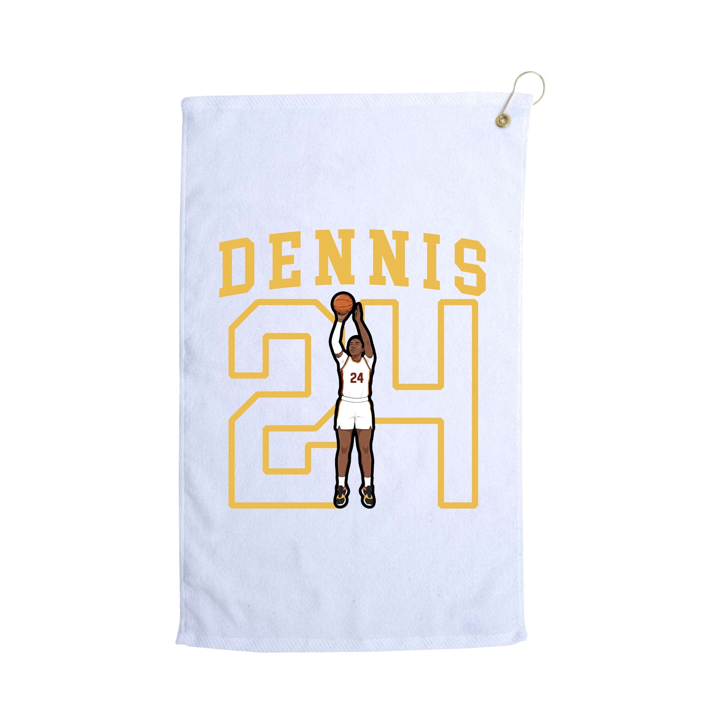 Golf Towel — Shirsey in White