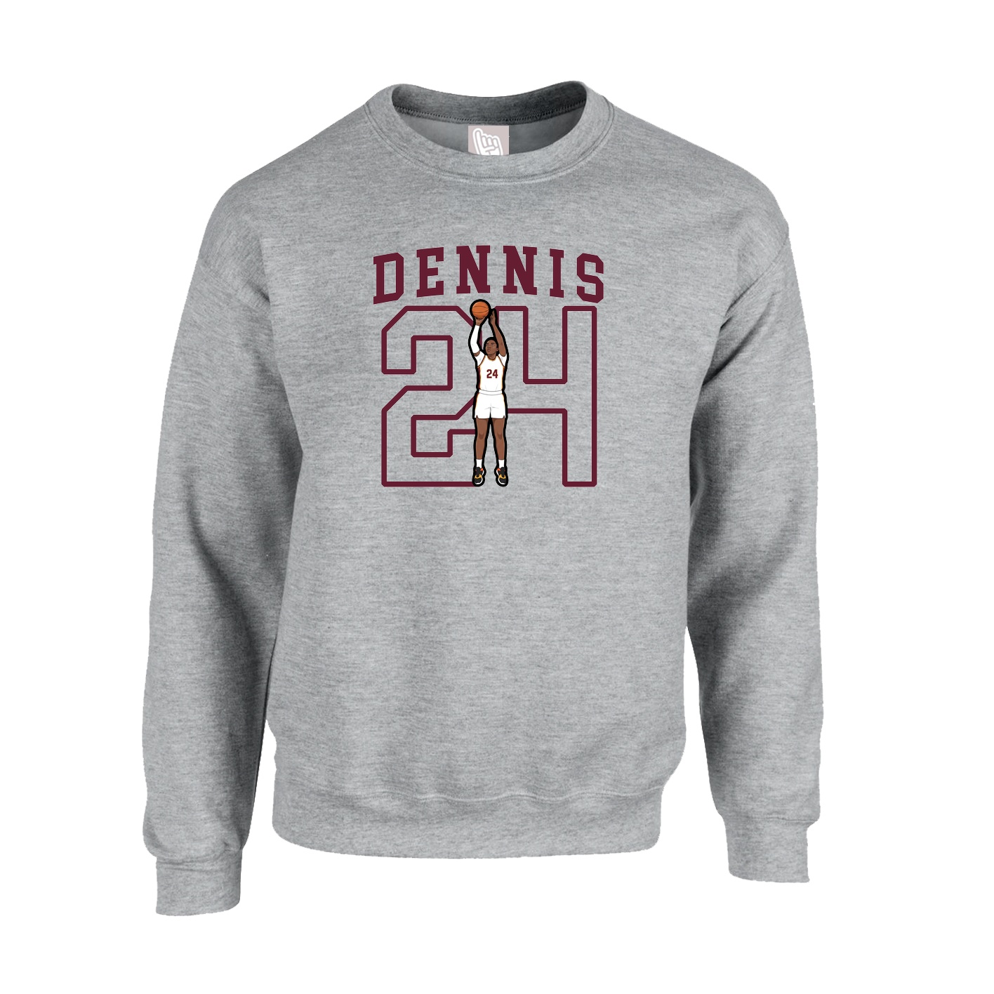Fleece Crew — Shirsey in Grey