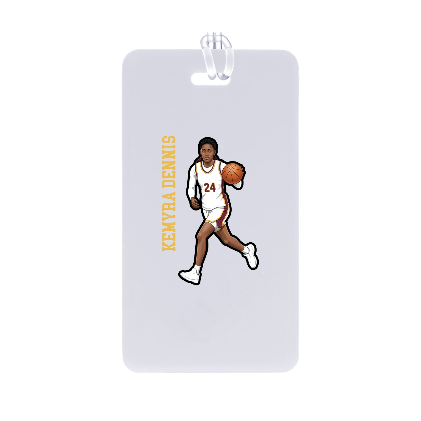Bag Tag — Name Vertical in Classic