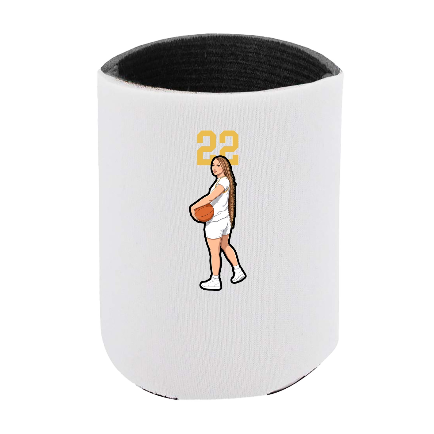 Can Holder — Number Top in White