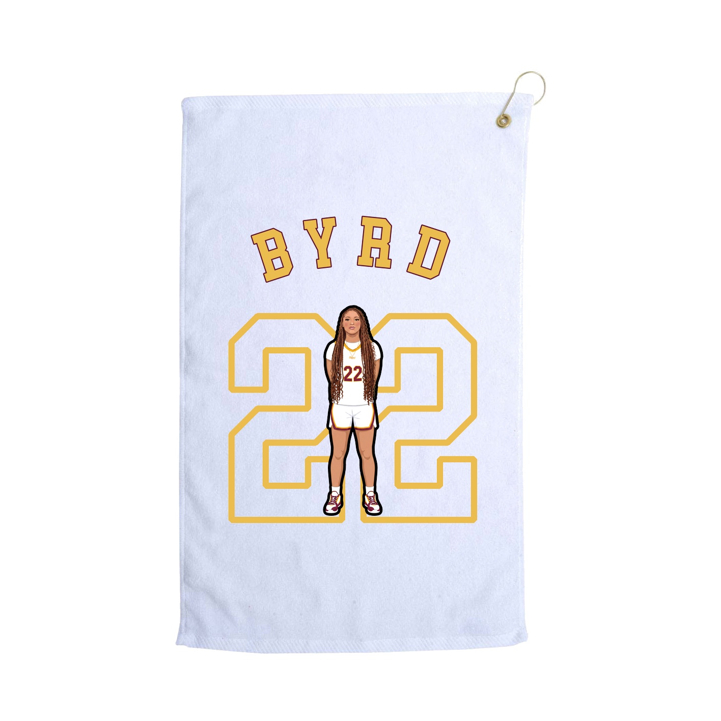 Golf Towel — Shirsey Arch in White