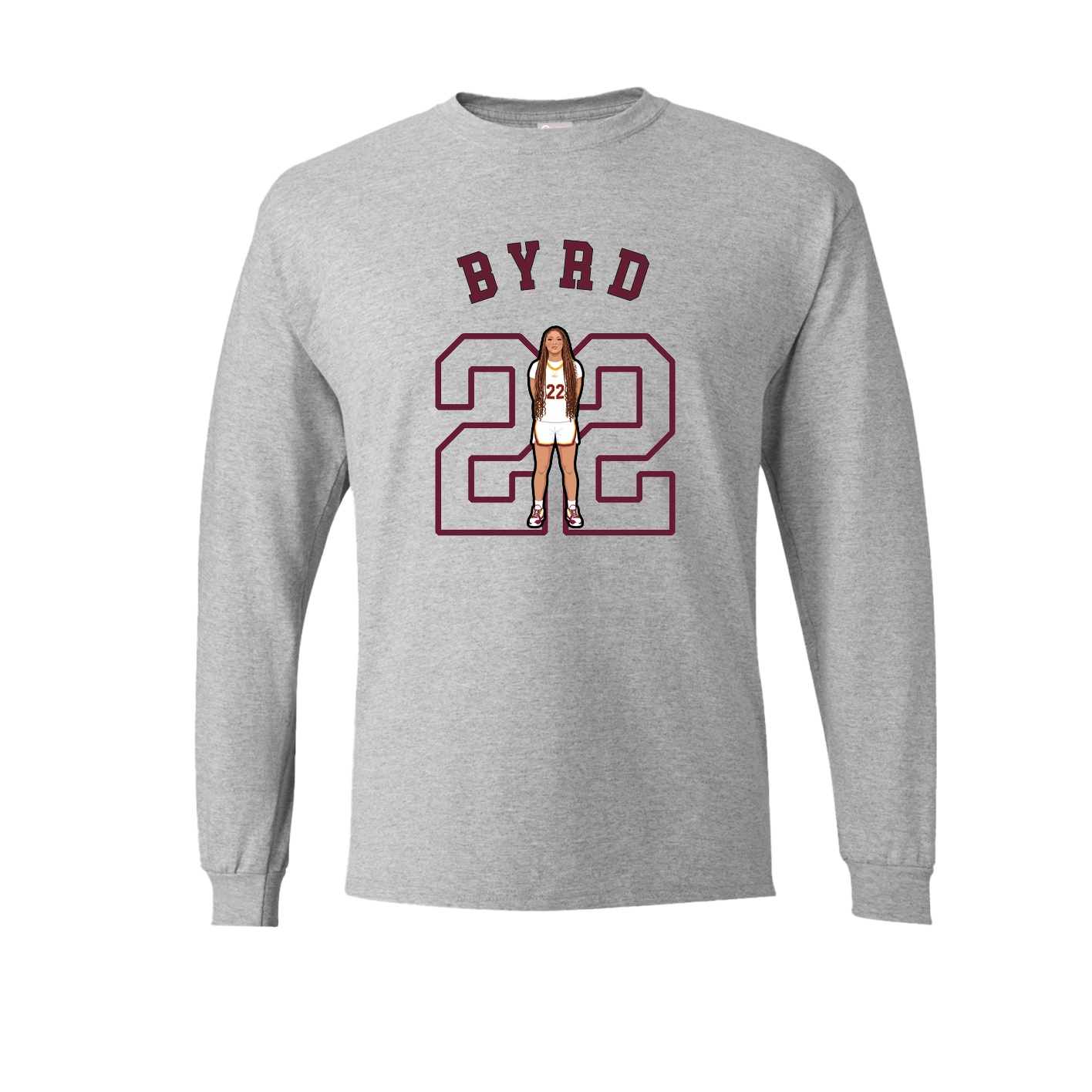 Long Sleeve Tee — Shirsey Arch in Grey