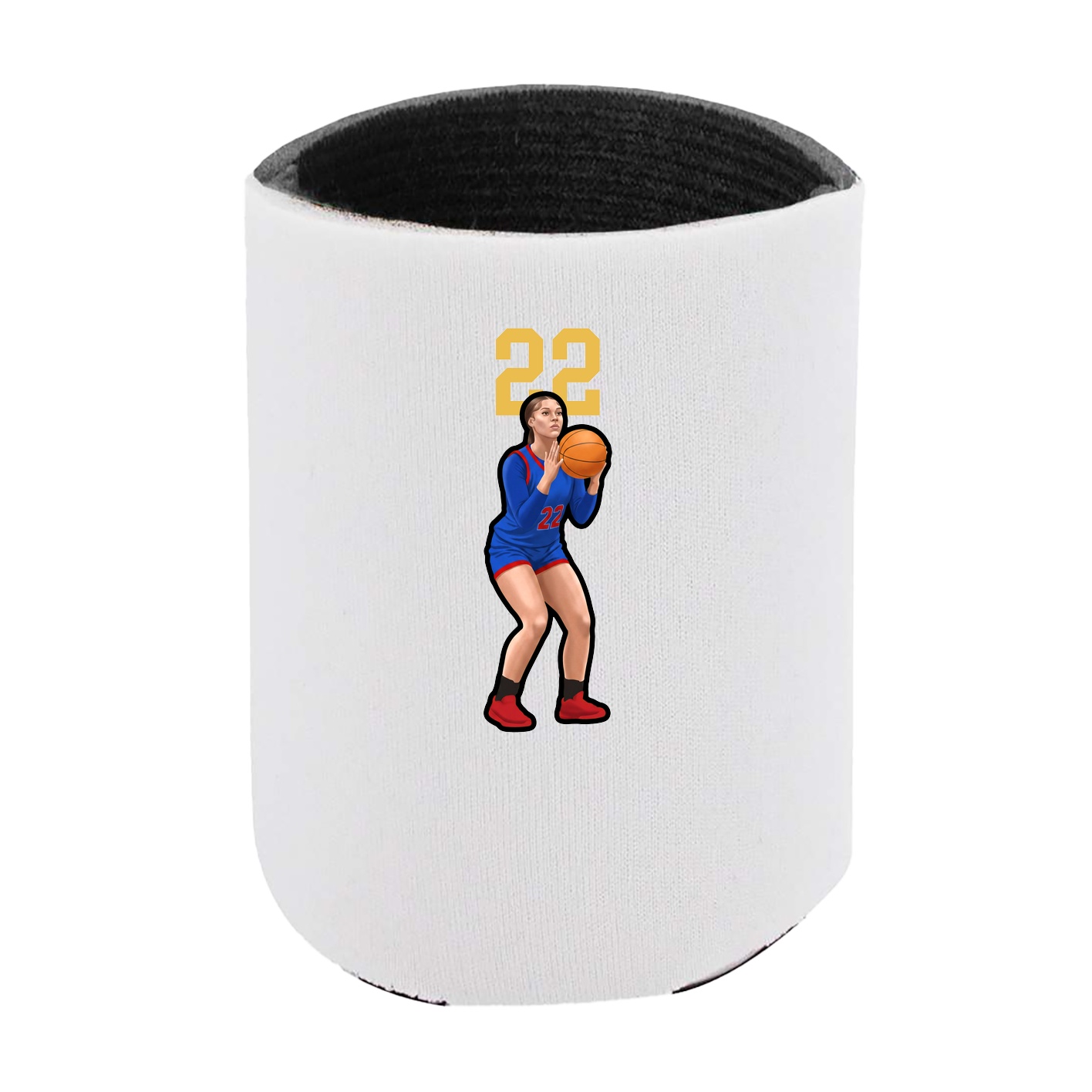Can Holder — Number Top in White