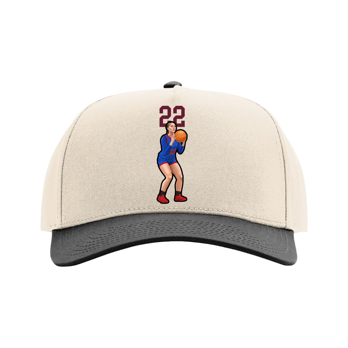 Full Fabric Five-Panel Champ Cap