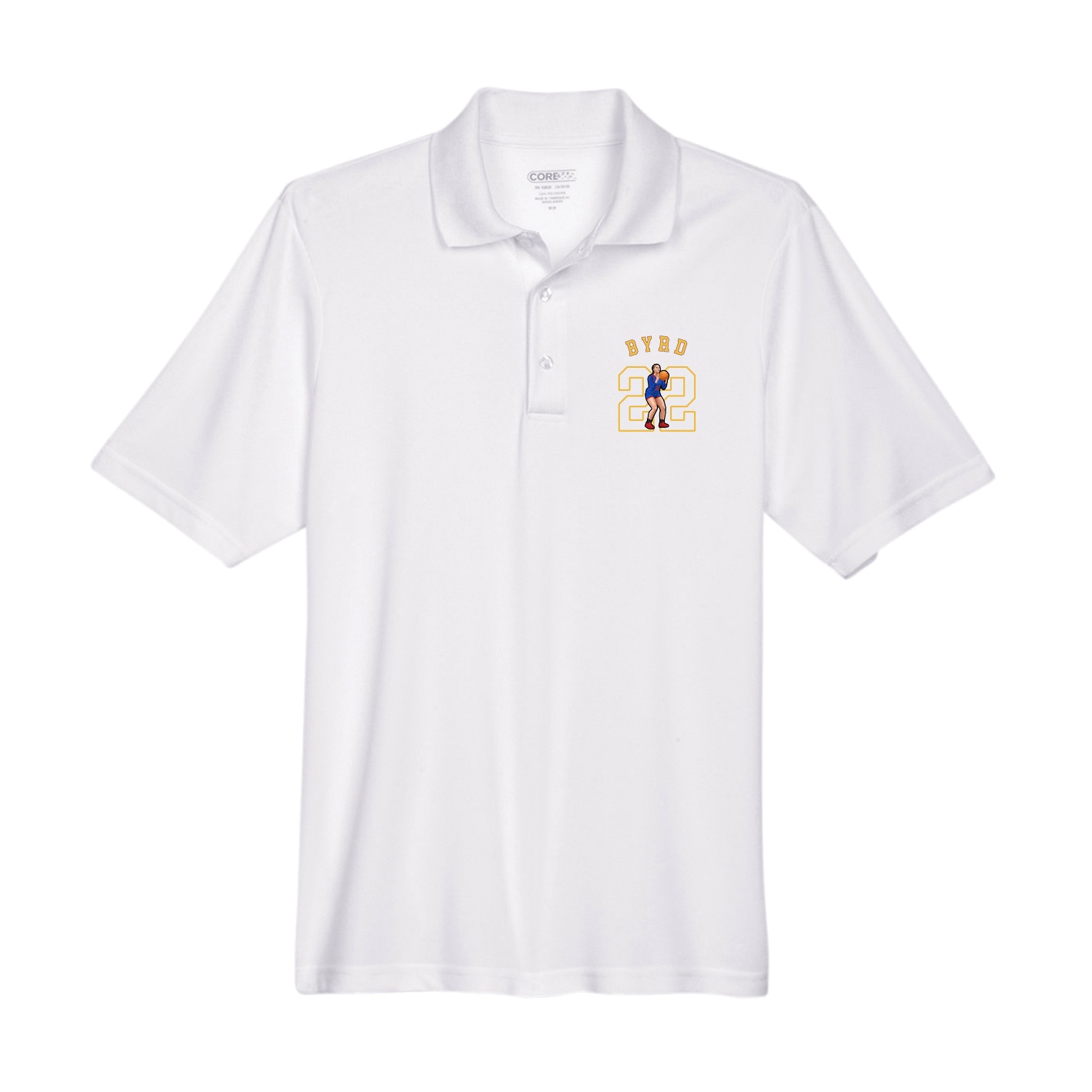 Performance Polo — Shirsey Arch in White