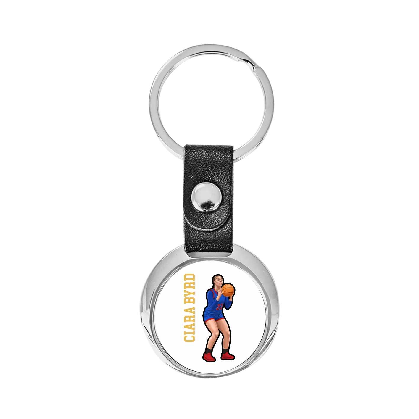 Key Chain — Name Vertical in Classic