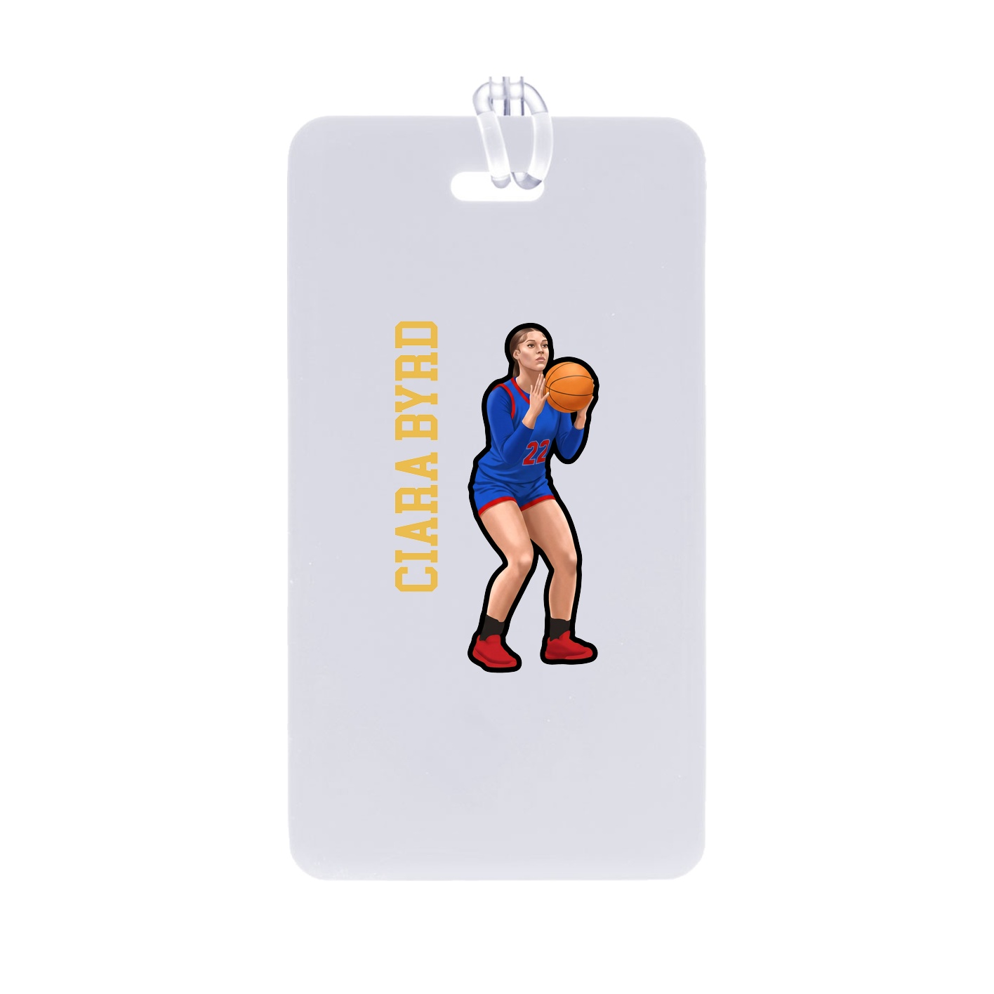 Bag Tag — Name Vertical in Classic