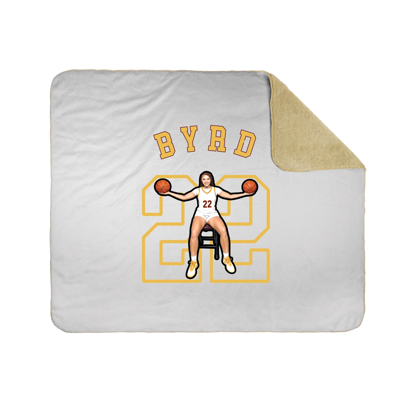 Throw Blanket — Shirsey Arch in White