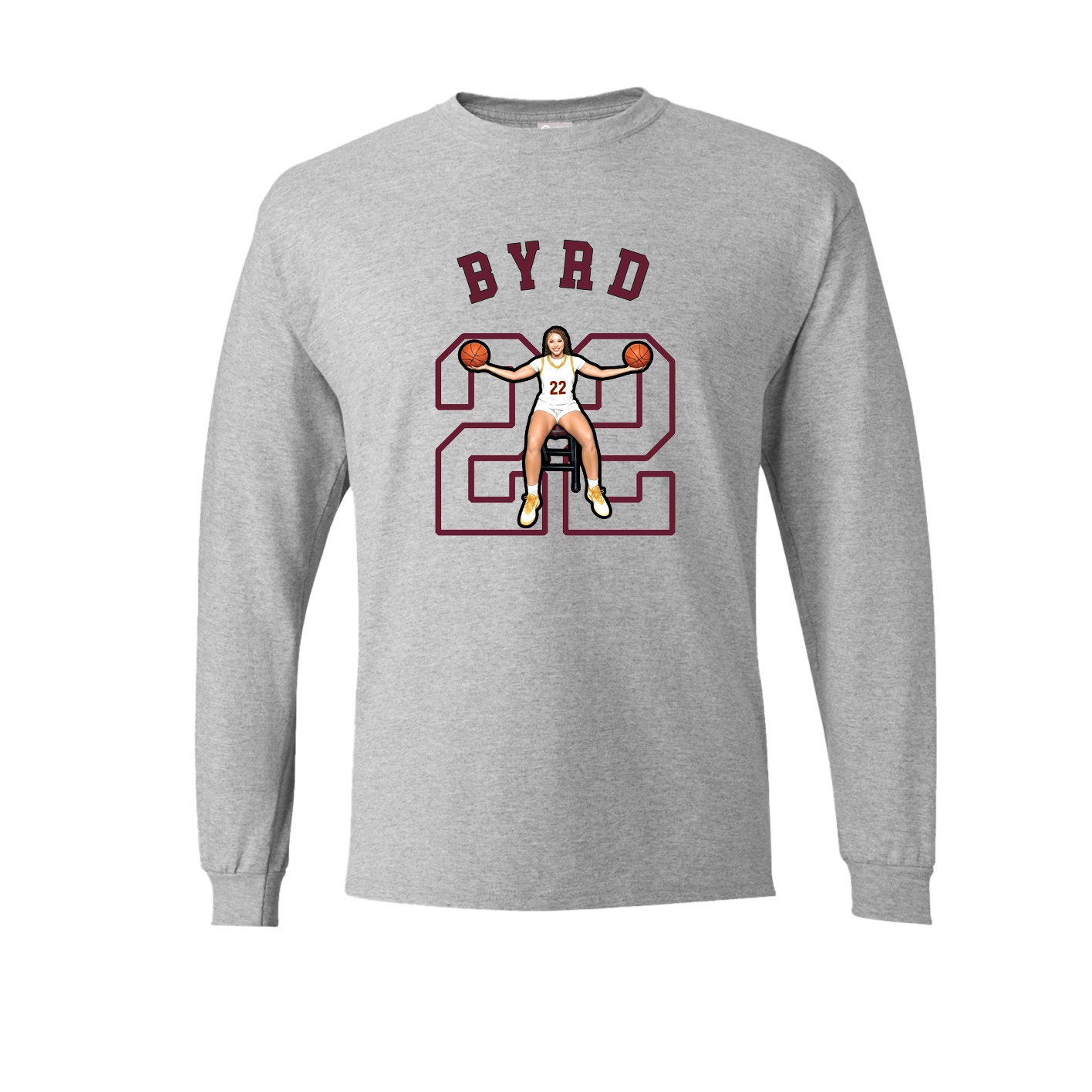 Long Sleeve Tee — Shirsey Arch in Grey