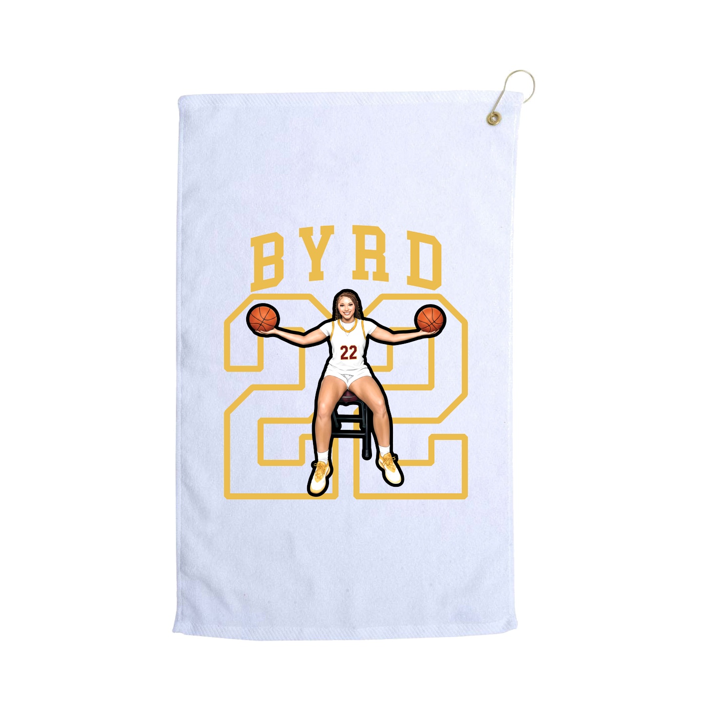 Golf Towel — Shirsey in White