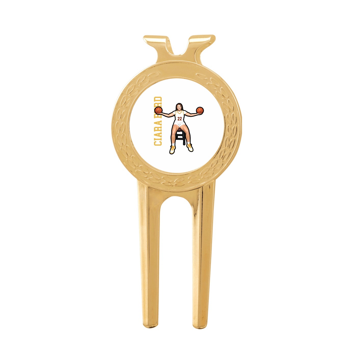 Divot Tool with Ball Marker — Name Vertical in Classic