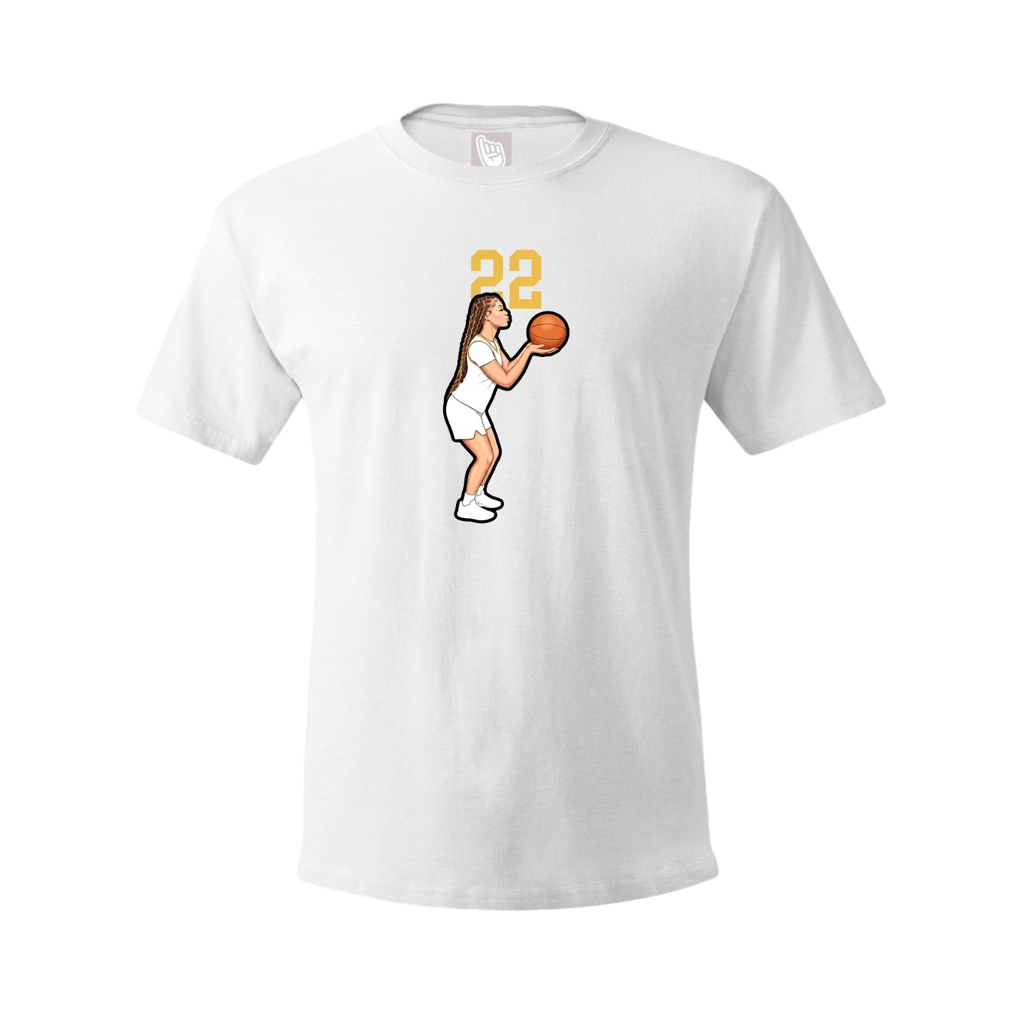 Tee — Number Top in White