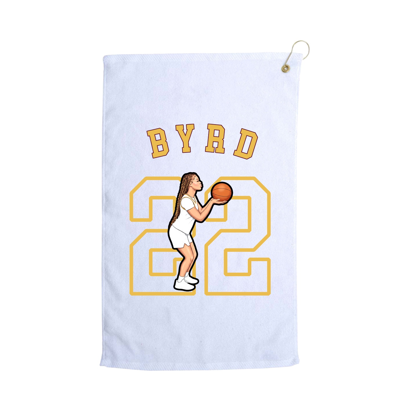 Golf Towel — Shirsey Arch in White