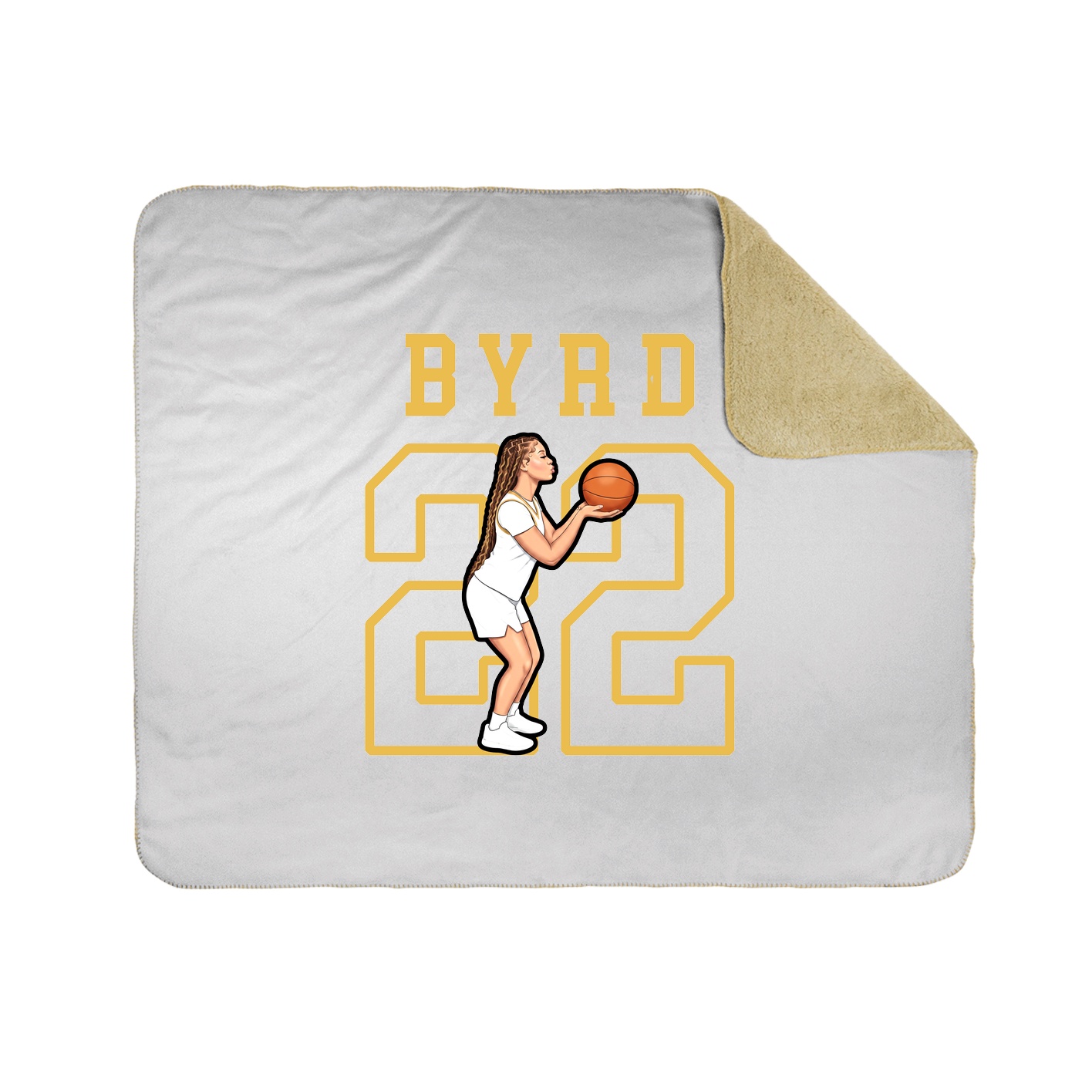 Throw Blanket — Shirsey in White