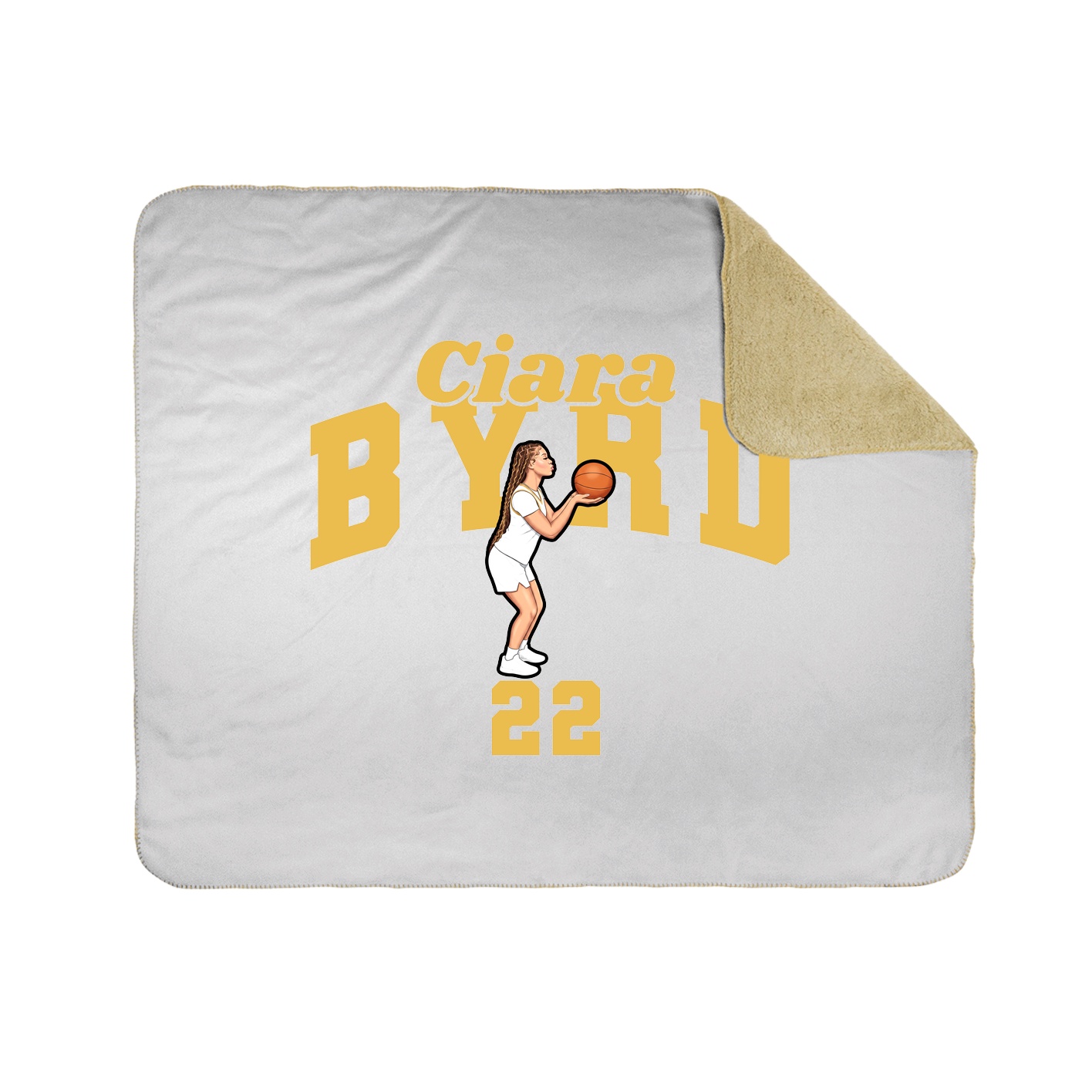 Throw Blanket — Signature Arch in White