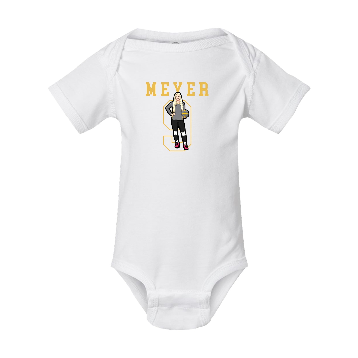 Baby Onesie — Shirsey in White