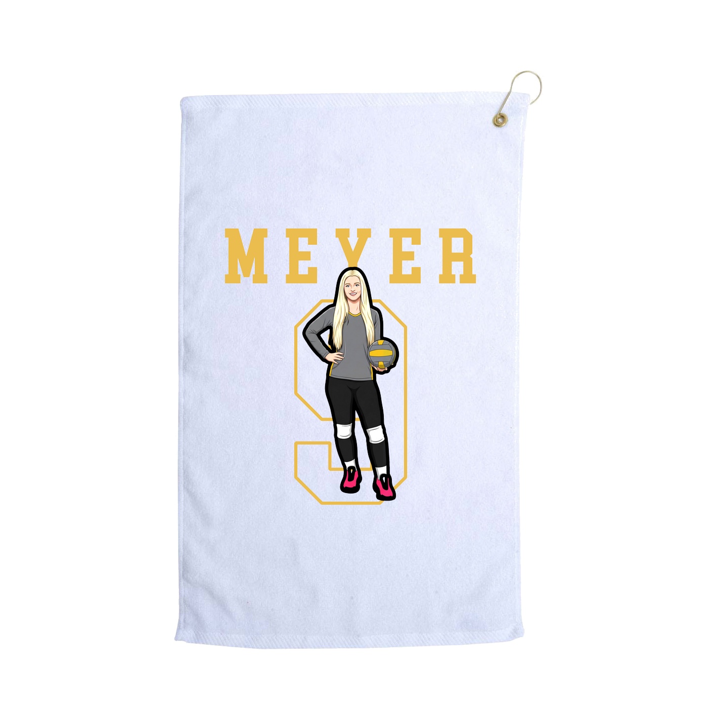 Golf Towel — Shirsey in White