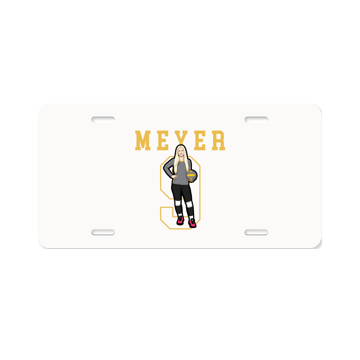 License Plate — Shirsey in Classic