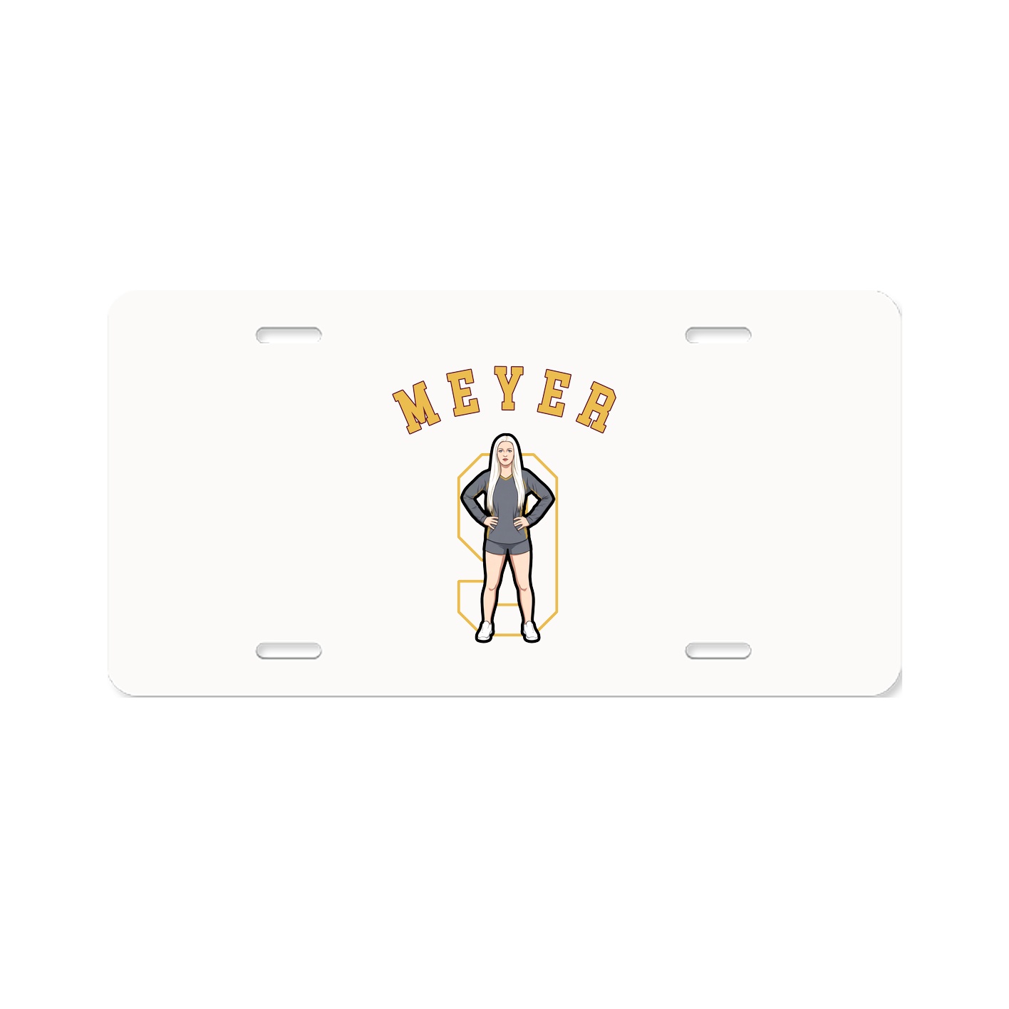 License Plate — Shirsey Arch in Classic