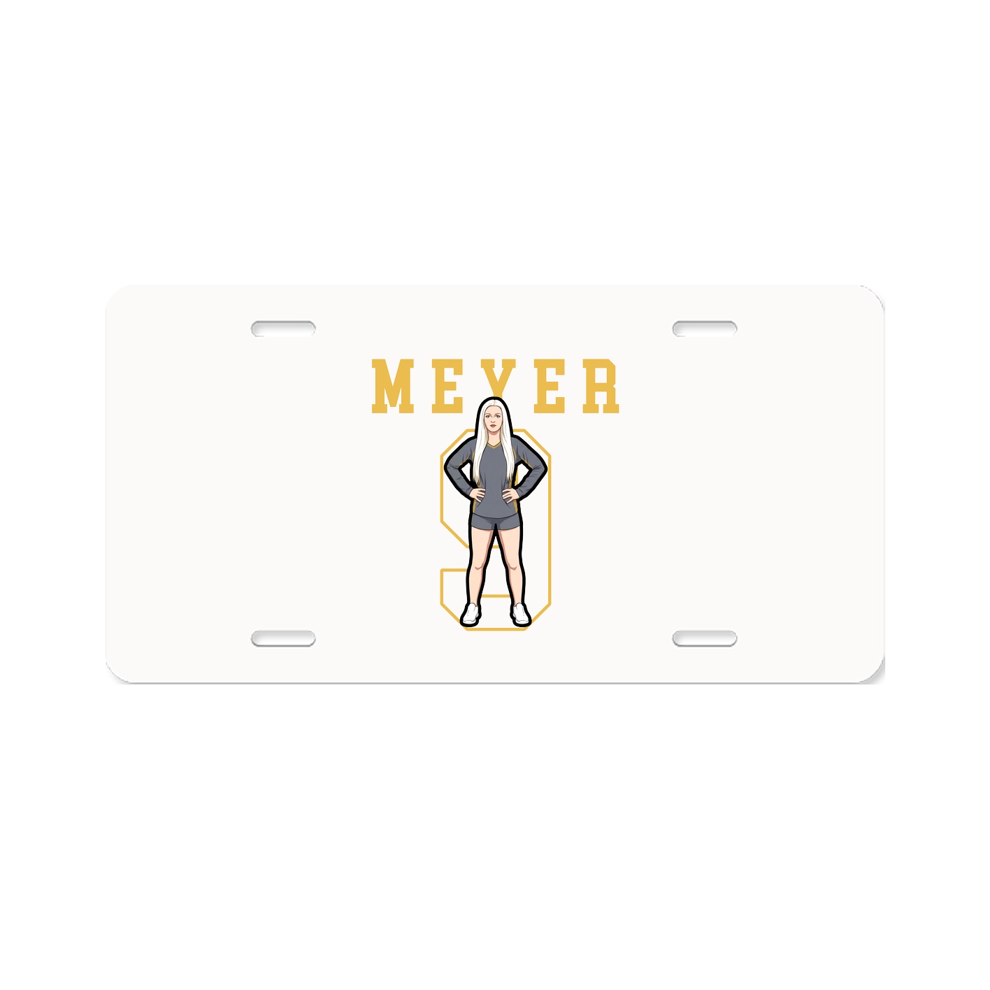 License Plate — Shirsey in Classic