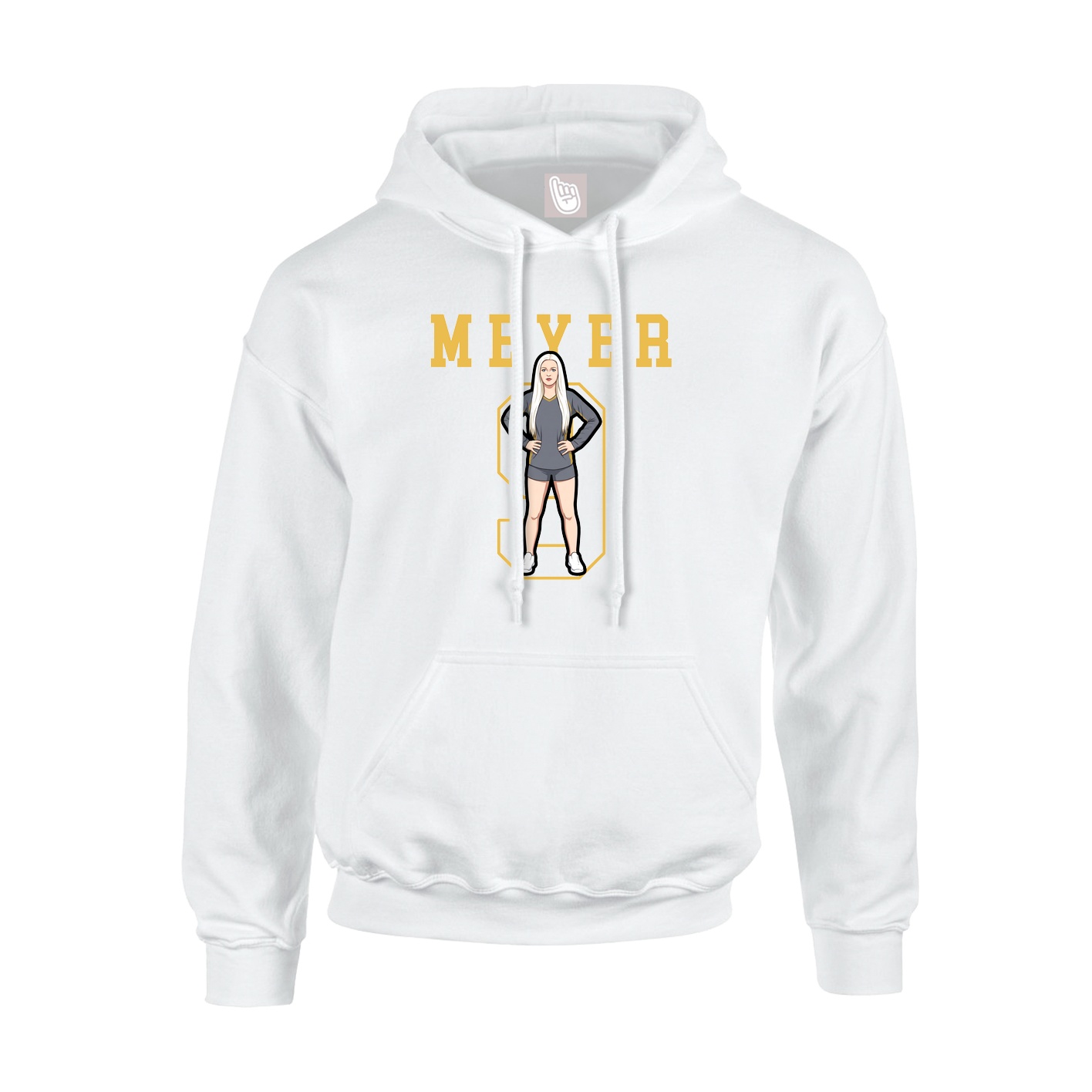Youth Hoodie — Shirsey in White
