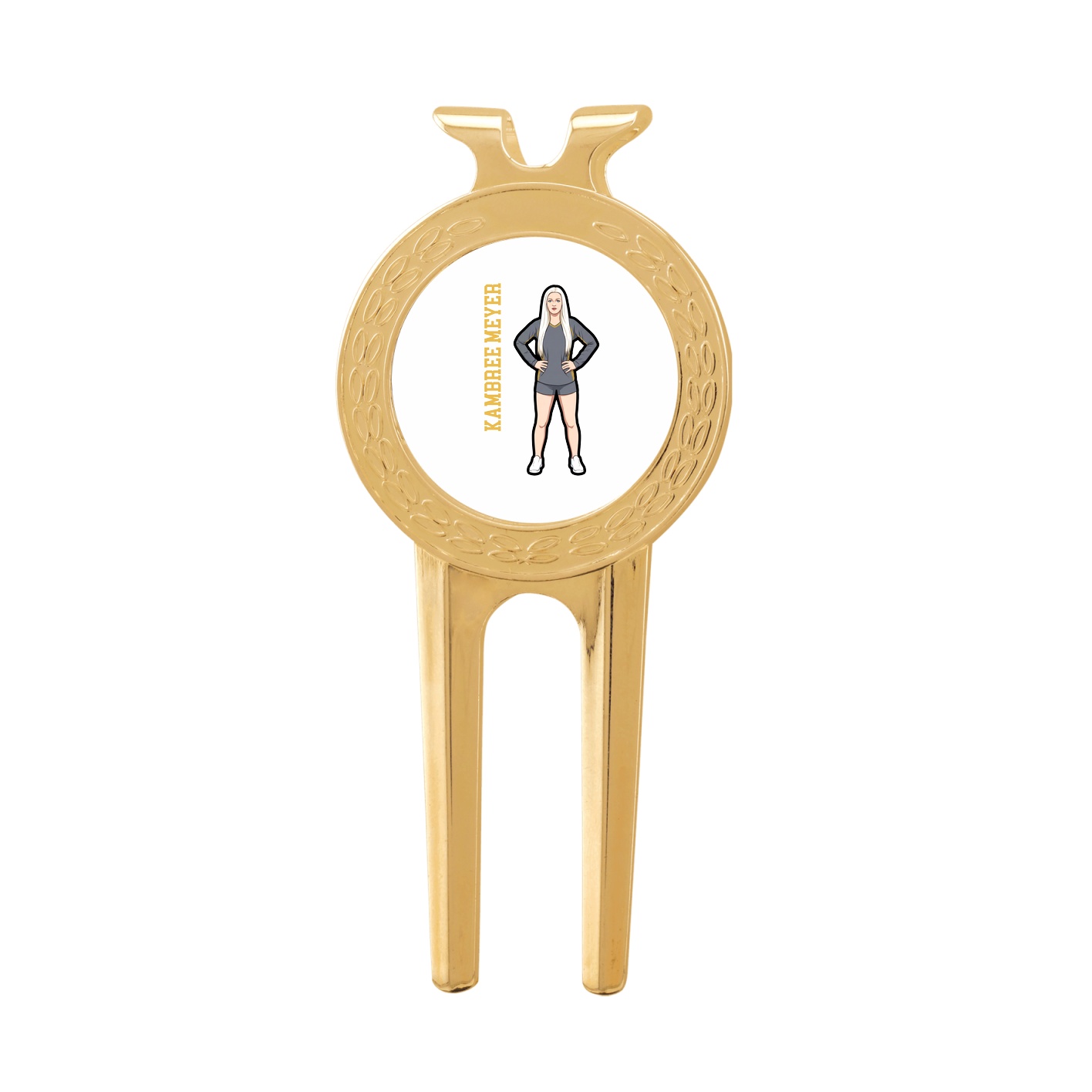 Divot Tool with Ball Marker — Name Vertical in Classic