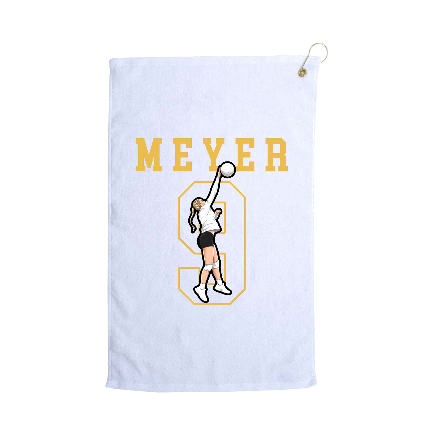 Golf Towel — Shirsey in White
