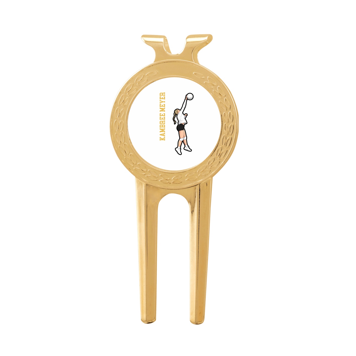 Divot Tool with Ball Marker — Name Vertical in Classic