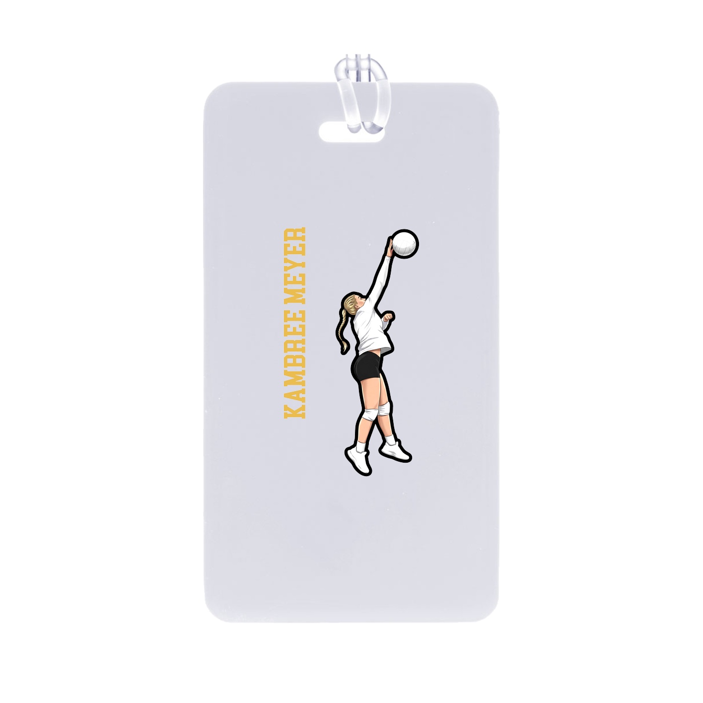 Bag Tag — Name Vertical in Classic