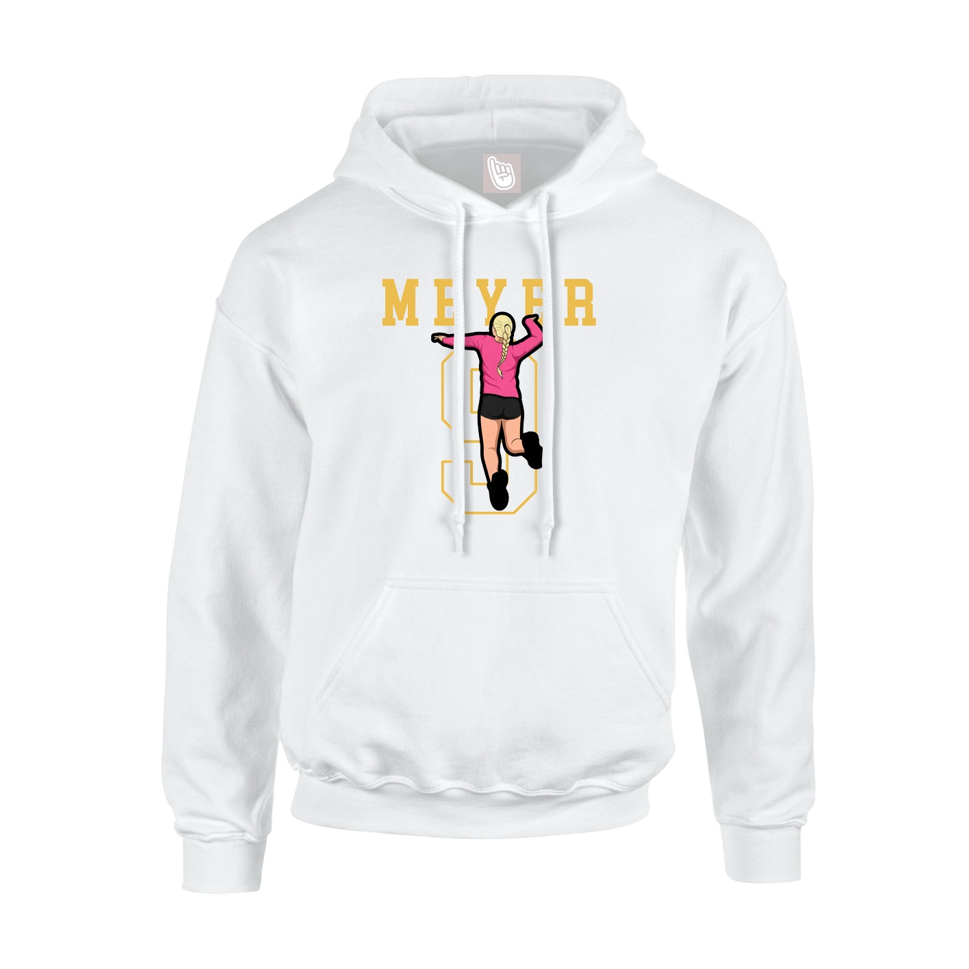 Hoodie — Shirsey in White
