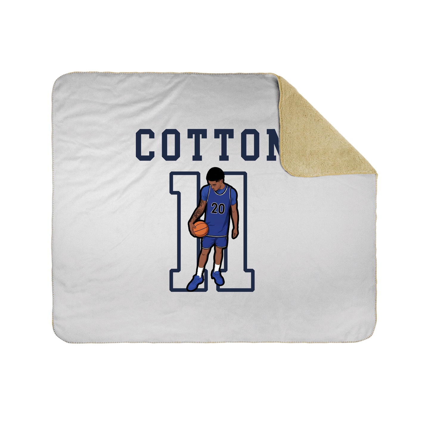 Throw Blanket — Shirsey in White
