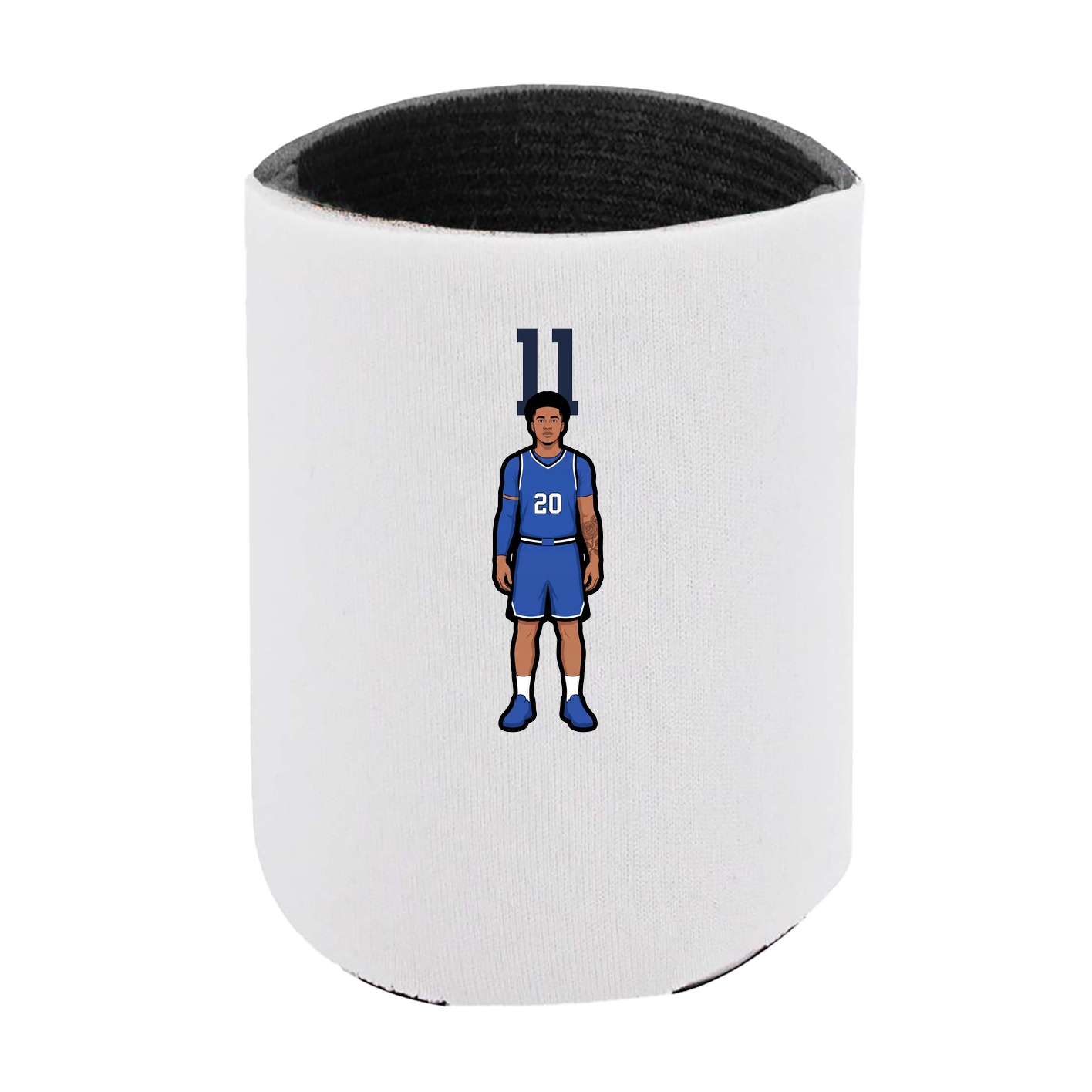 Can Holder — Number Top in White