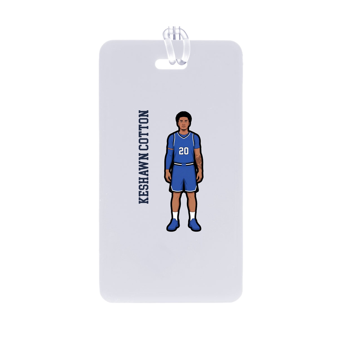 Bag Tag — Name Vertical in Classic