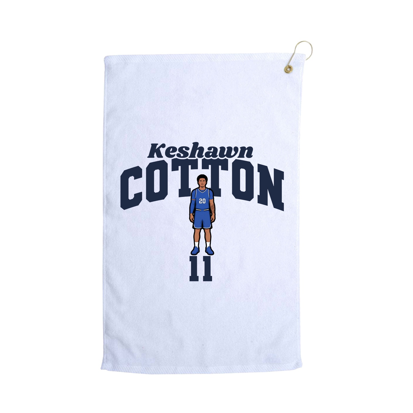Golf Towel — Signature Arch in White