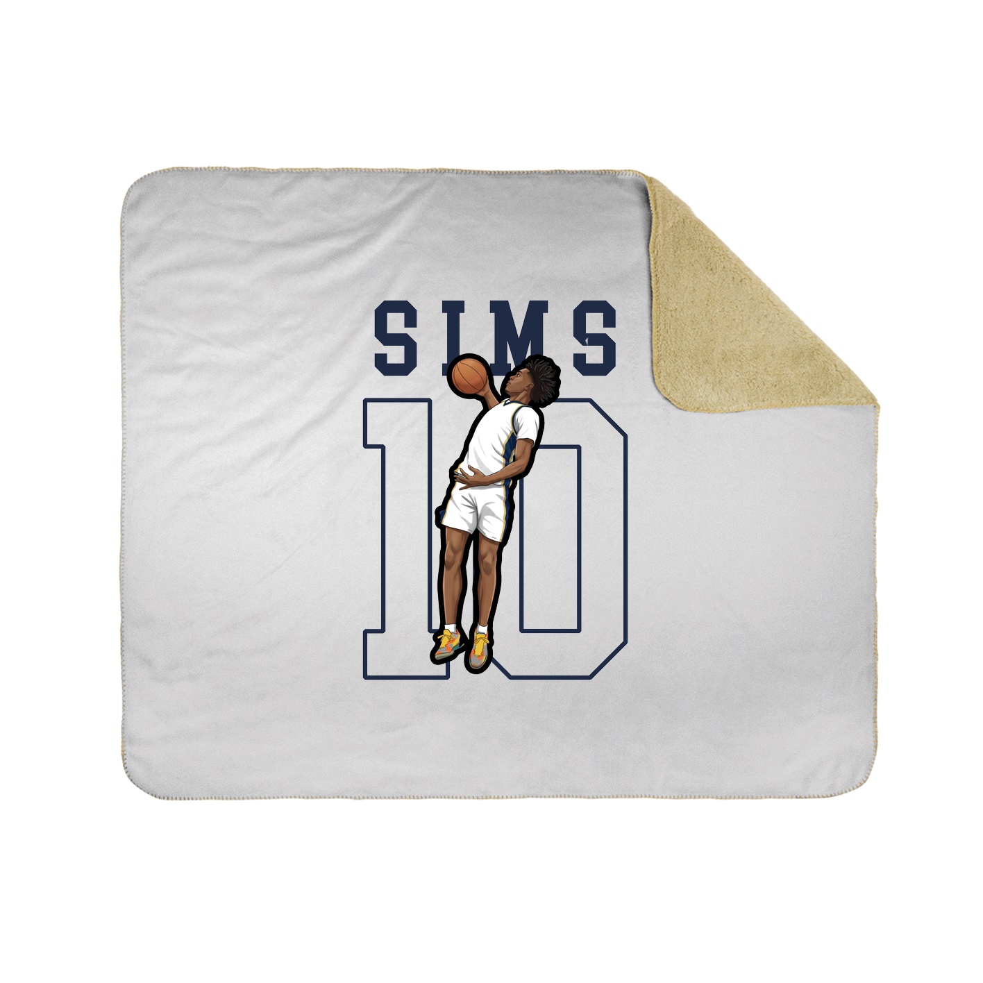 Throw Blanket — Shirsey in White