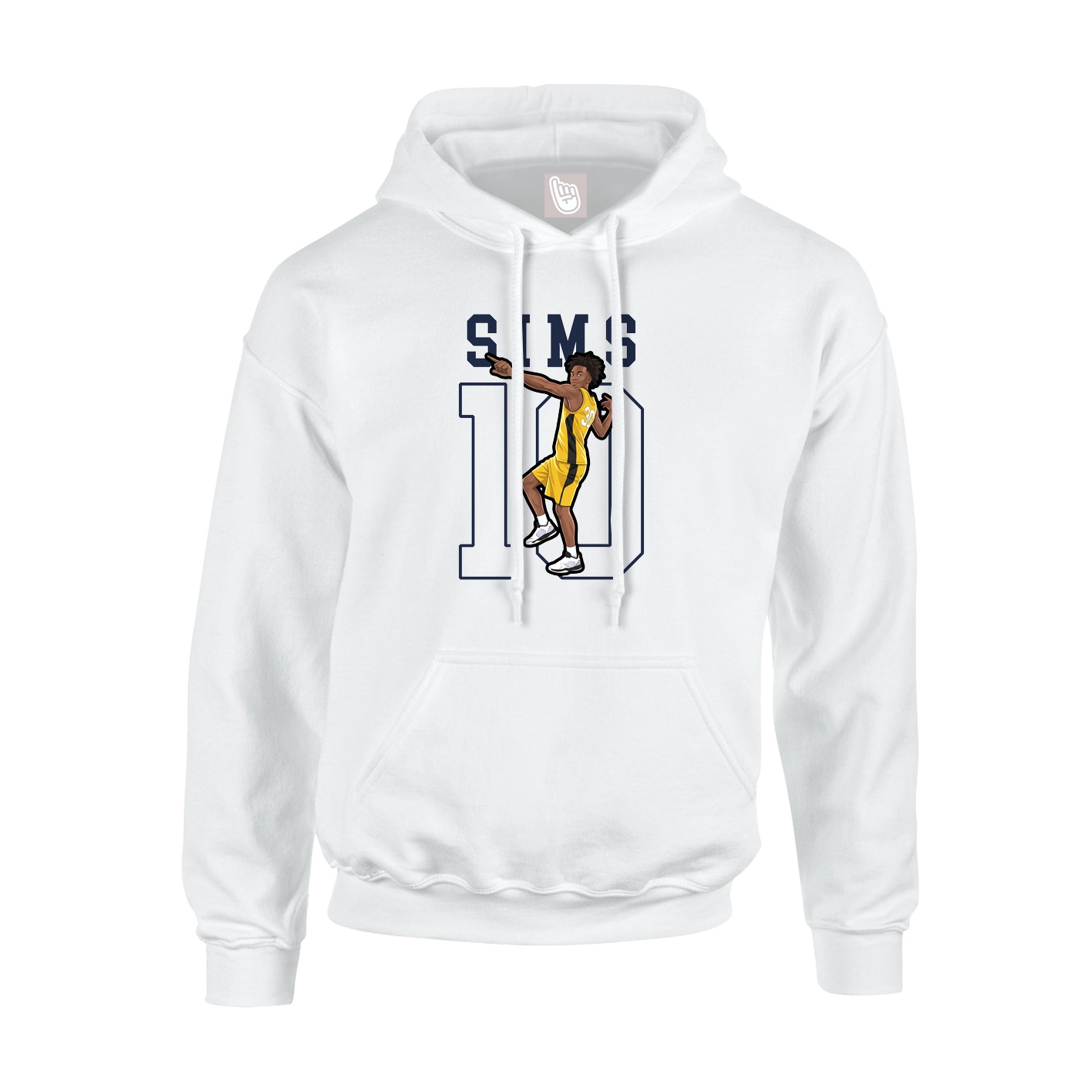 Hoodie — Shirsey in White
