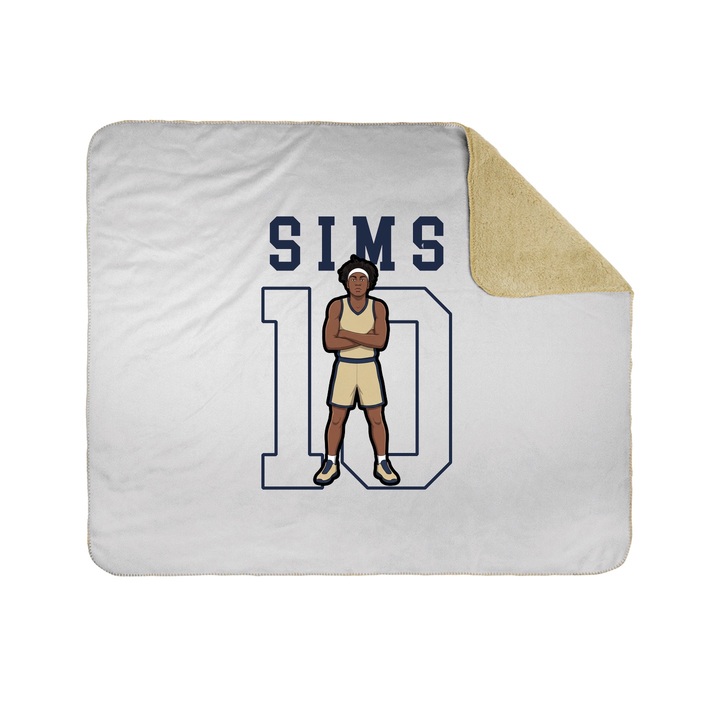 50x60 Sherpa Lined Throw Blanket