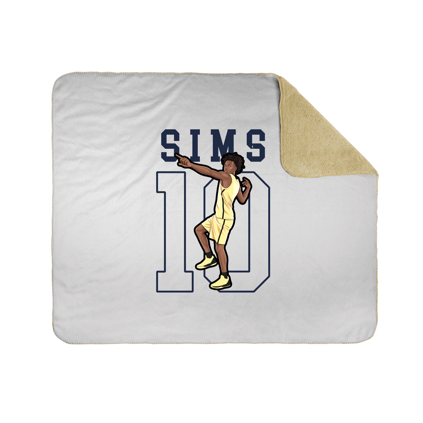 Throw Blanket — Shirsey in White