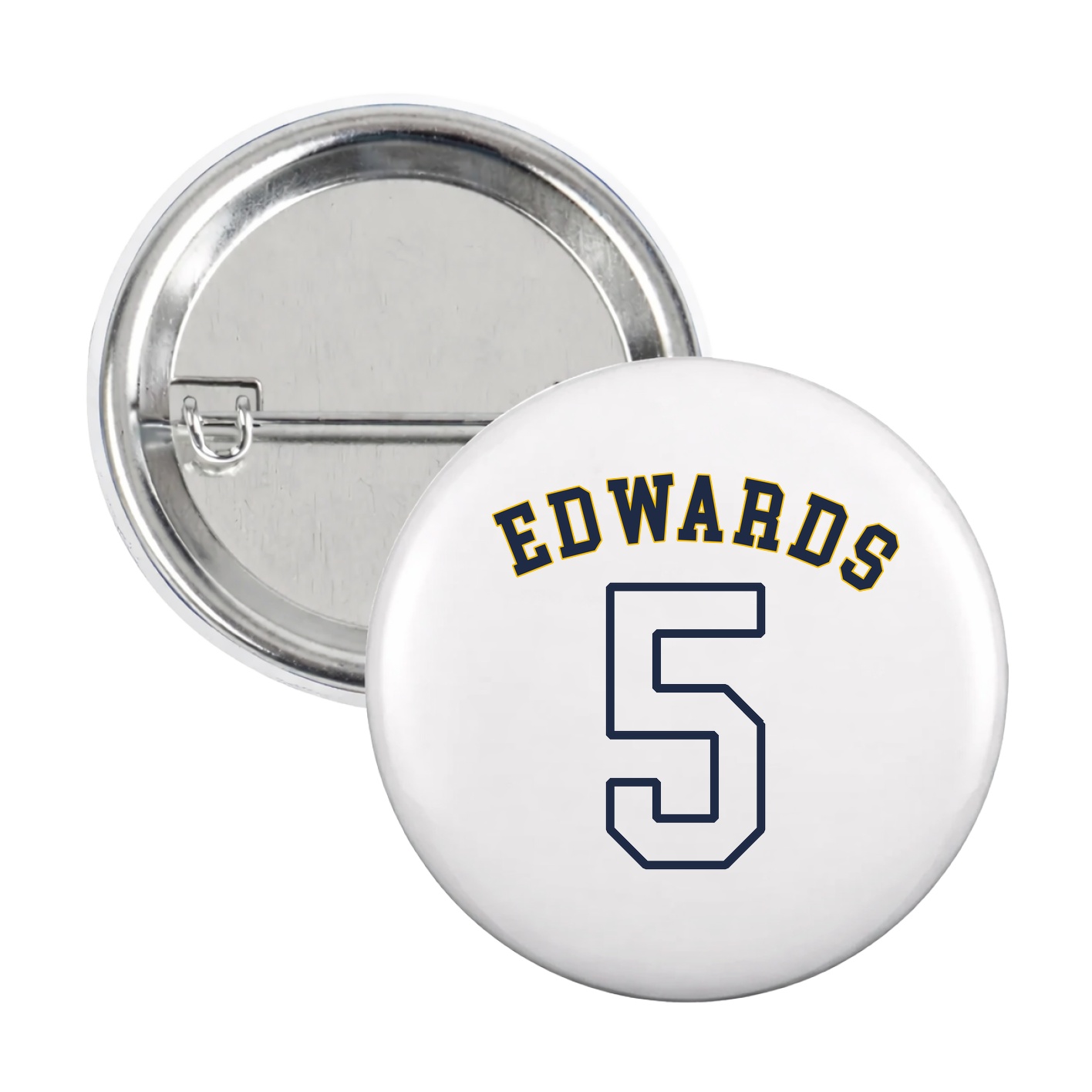 Game Day Button — Shirsey Arch in White