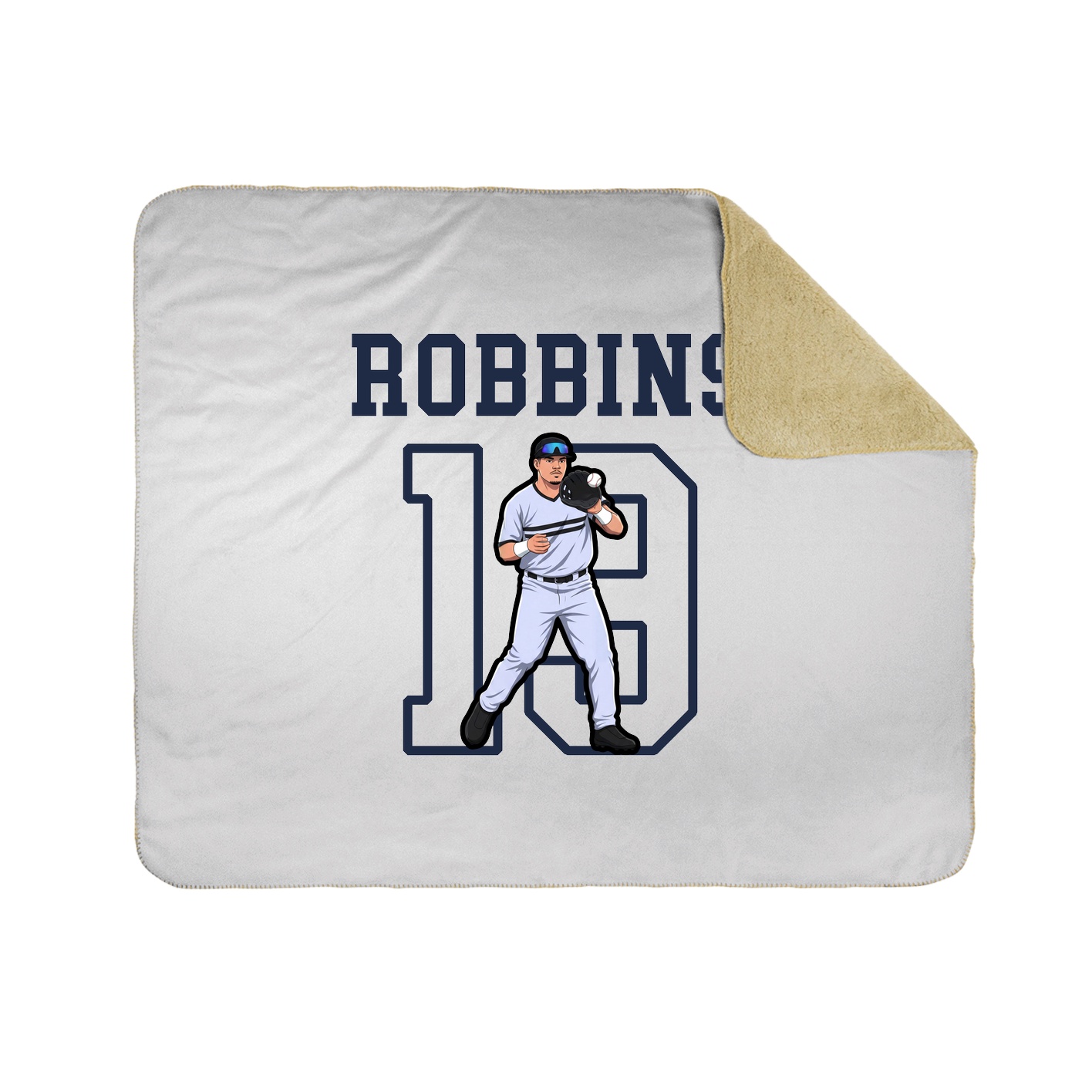 Throw Blanket — Shirsey in White