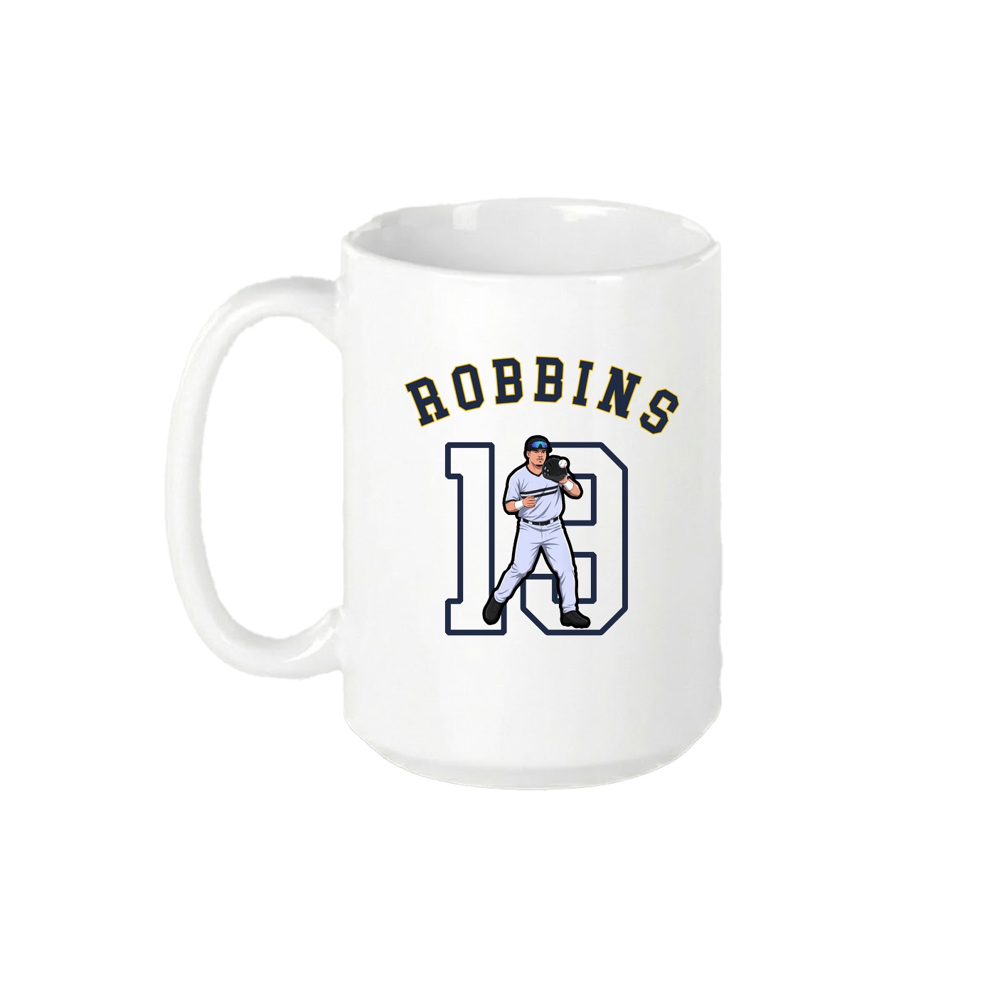 15oz Coffee Mug — Shirsey Arch in White