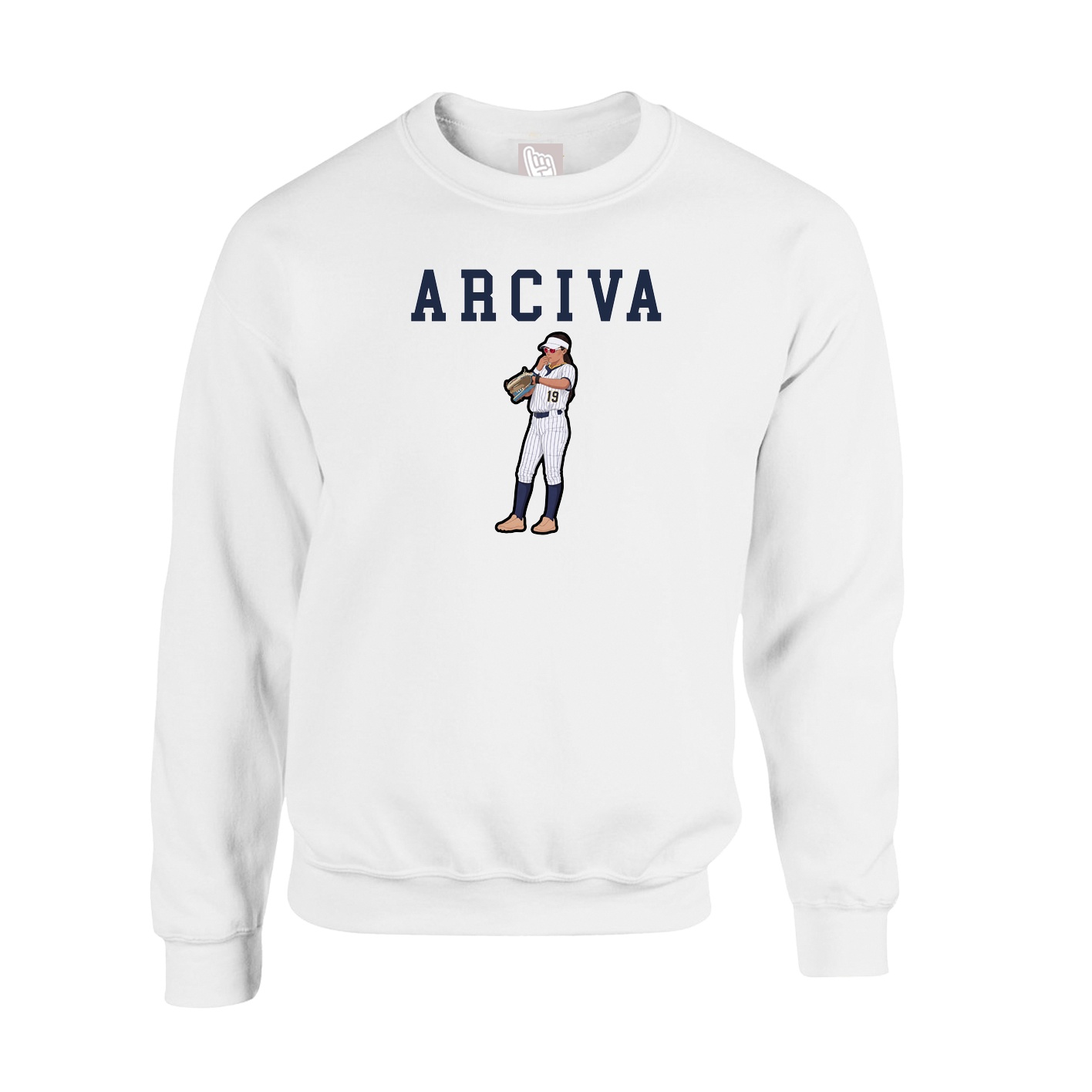 Fleece Crew — Shirsey in White