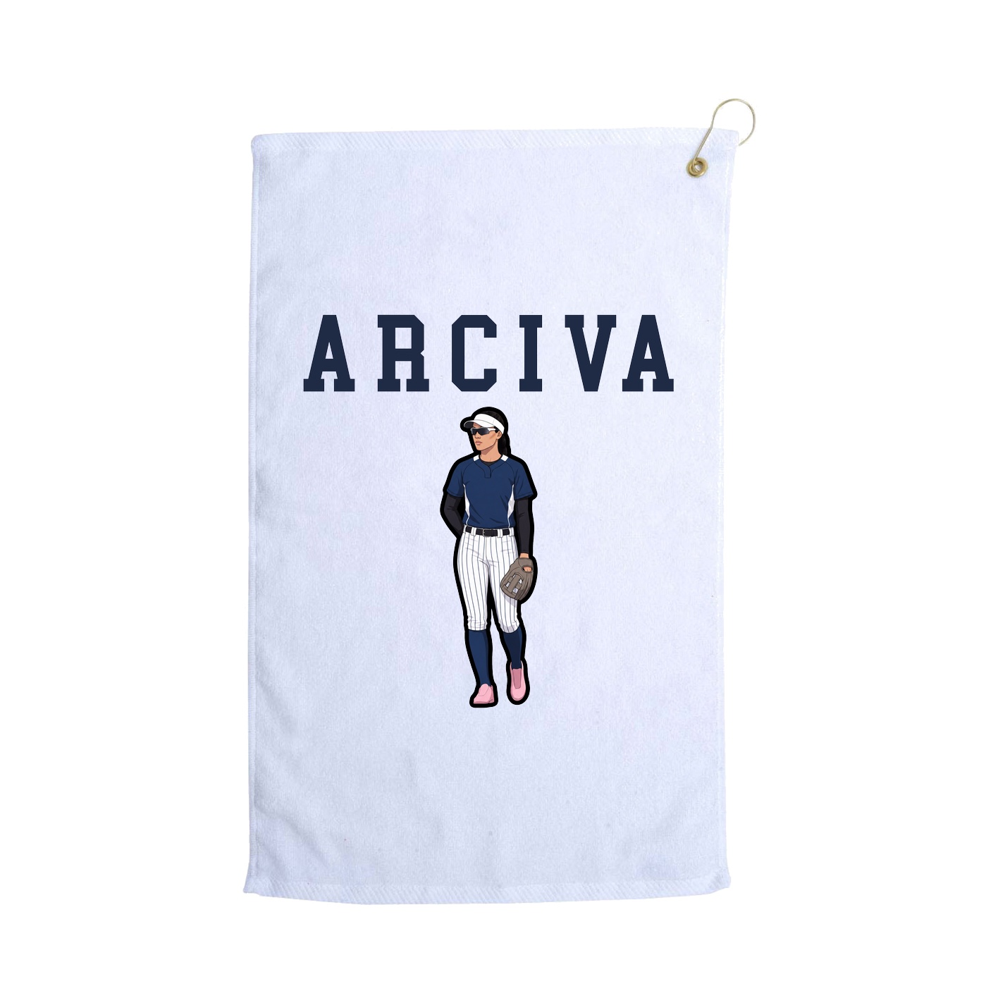 Golf Towel — Shirsey in White