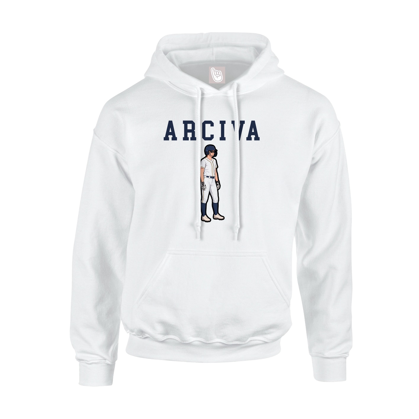 Hoodie — Shirsey in White